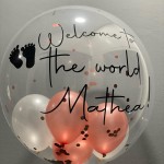 Heliumballon zur Geburt